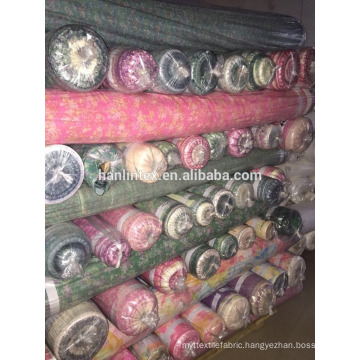 polyester printed chiffon stock fabric in China